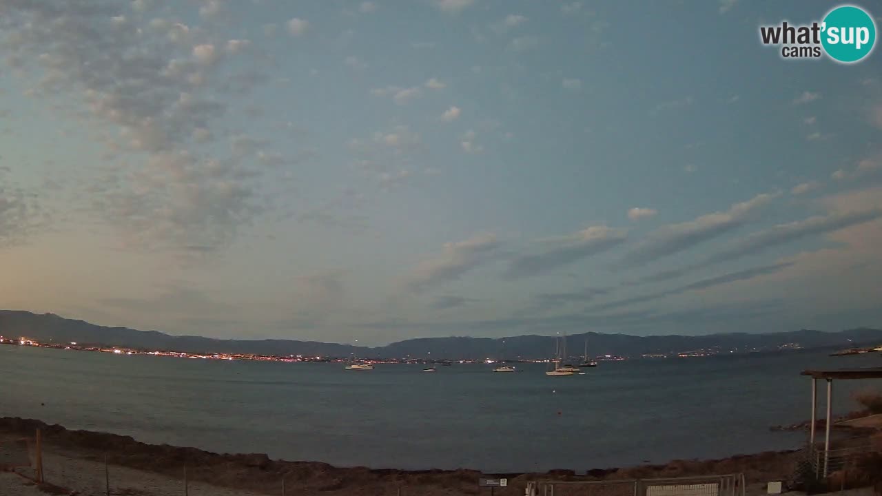 Webcam Cagliari Windsurf Club – Playa del Poetto en directo