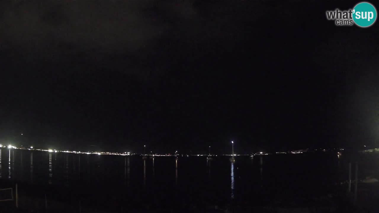Spletna kamera Cagliari Windsurf Club – Pogled v živo s plaže Poetto