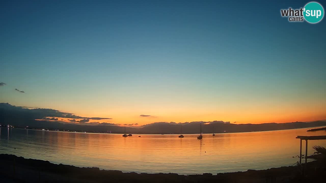 Webcam Cagliari Windsurf Club – Playa del Poetto en directo