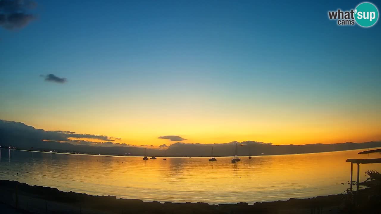 Web kamera Cagliari Windsurf Club – Poetto plaža uživo