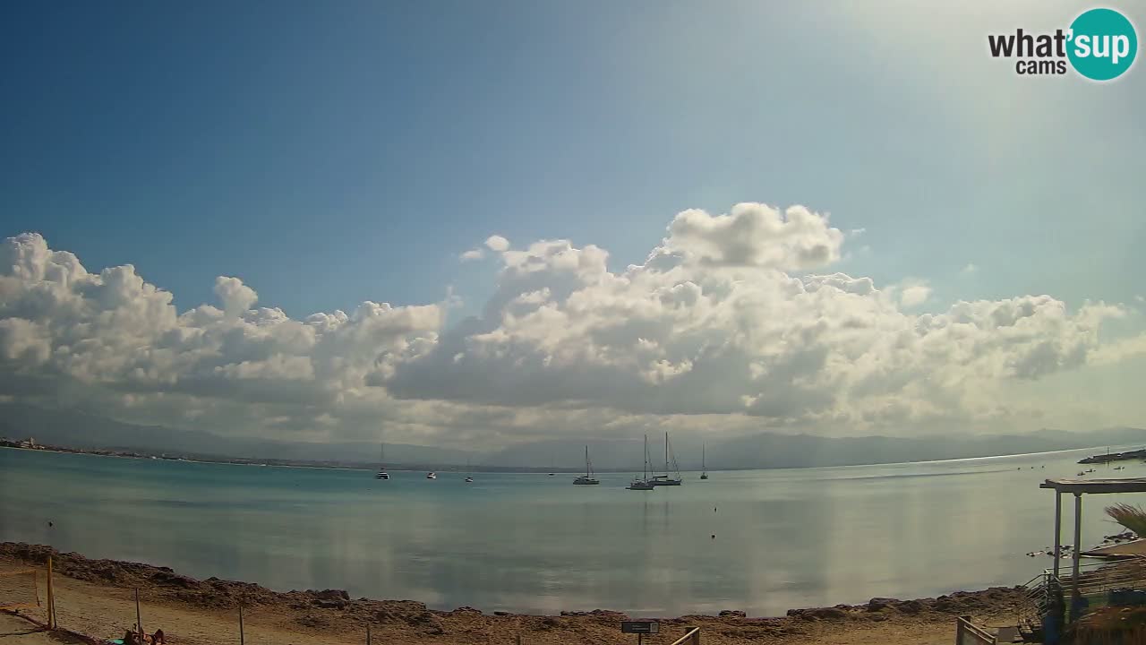 Webcam Cagliari Windsurf Club – Playa del Poetto en directo