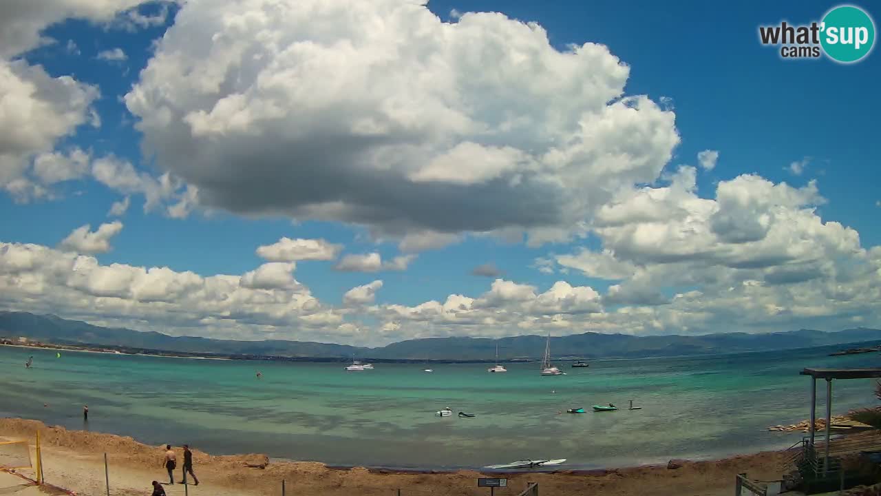 Webcam Cagliari Windsurf Club – Playa del Poetto en directo