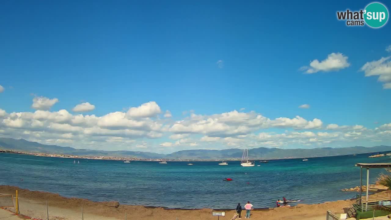 Webcam Cagliari Windsurf Club – Plage du Poetto en direct