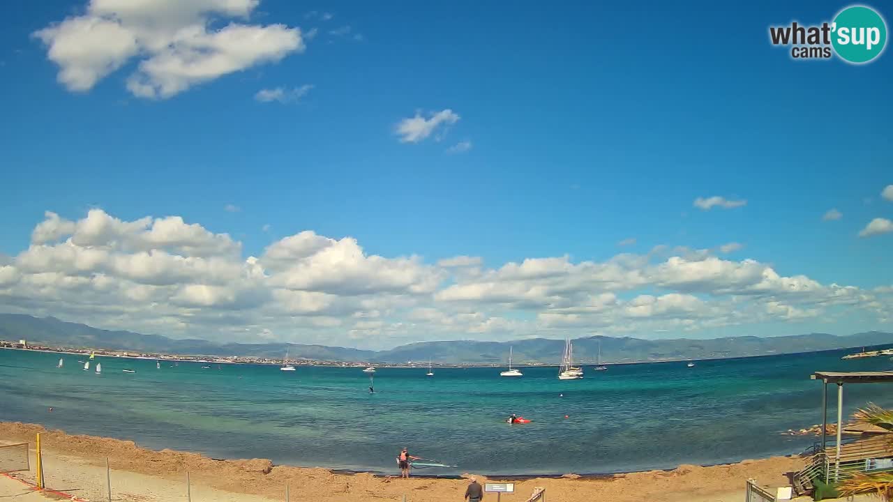 Webcam Cagliari Windsurf Club – Liveblick vom Poetto Strand