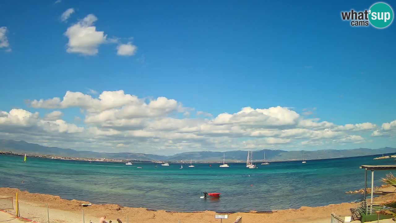 Webcam Cagliari Windsurf Club – Liveblick vom Poetto Strand