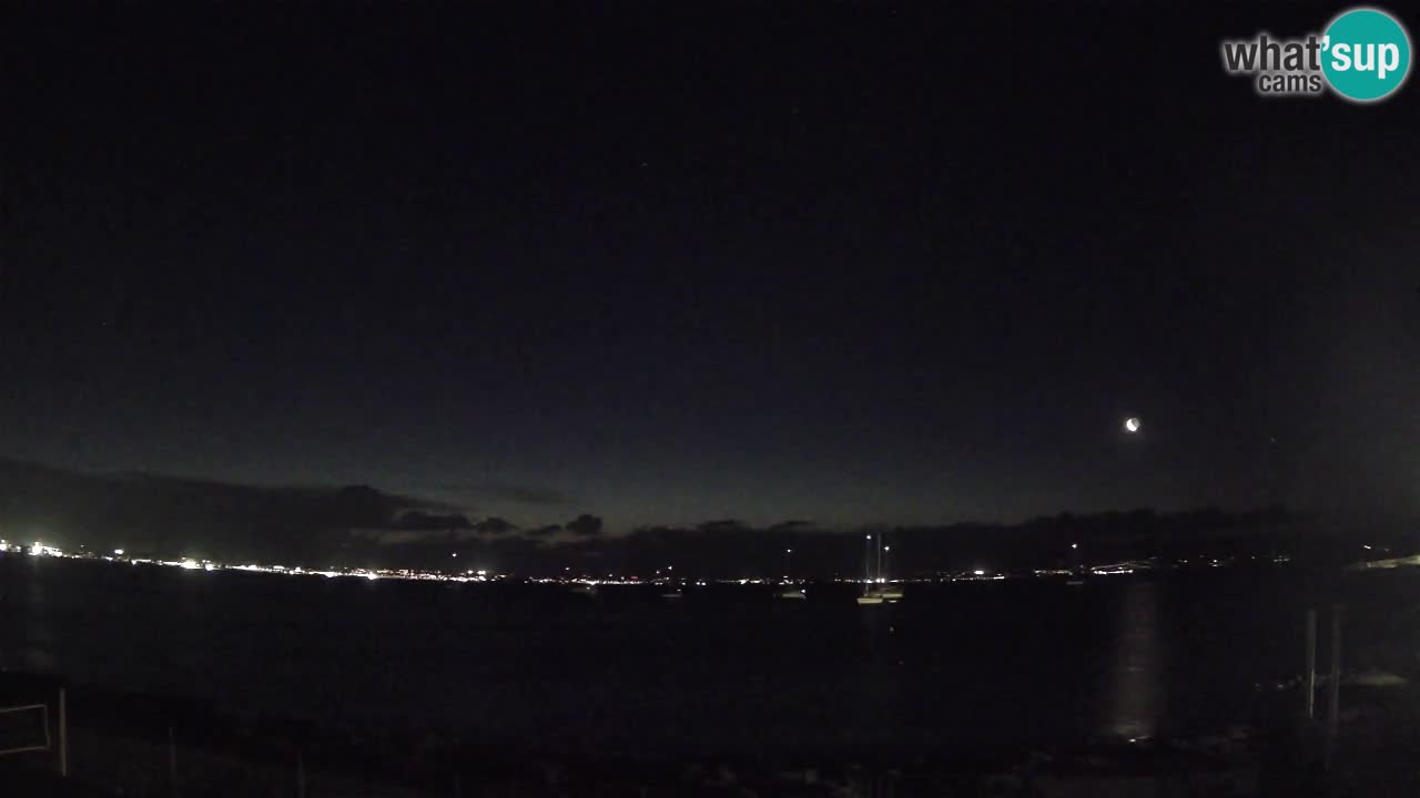 Webcam Cagliari Windsurf Club – Playa del Poetto en directo