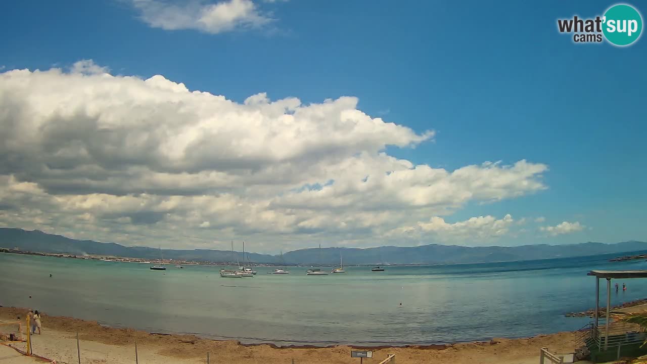 Web kamera Cagliari Windsurf Club – Poetto plaža uživo