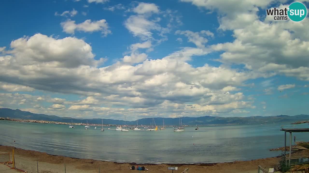 Webcam Cagliari Windsurf Club – Spiaggia del Poetto in diretta