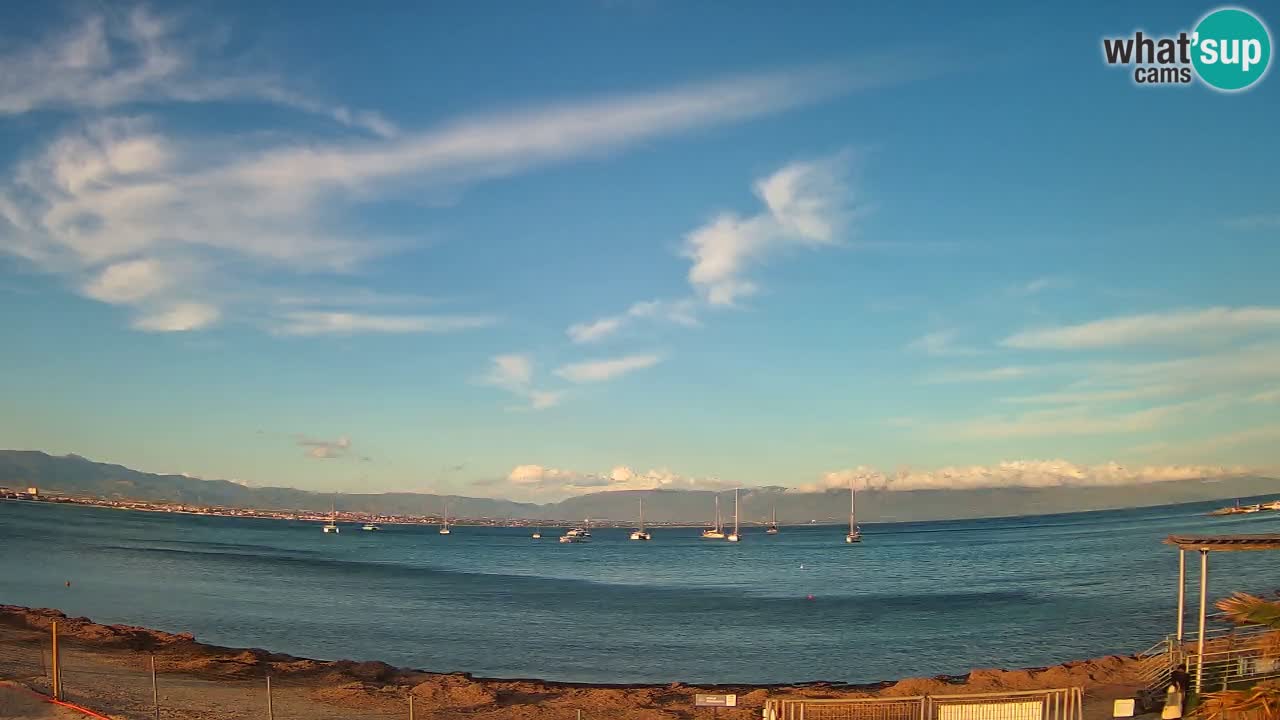 Webcam Cagliari Windsurf Club – Plage du Poetto en direct