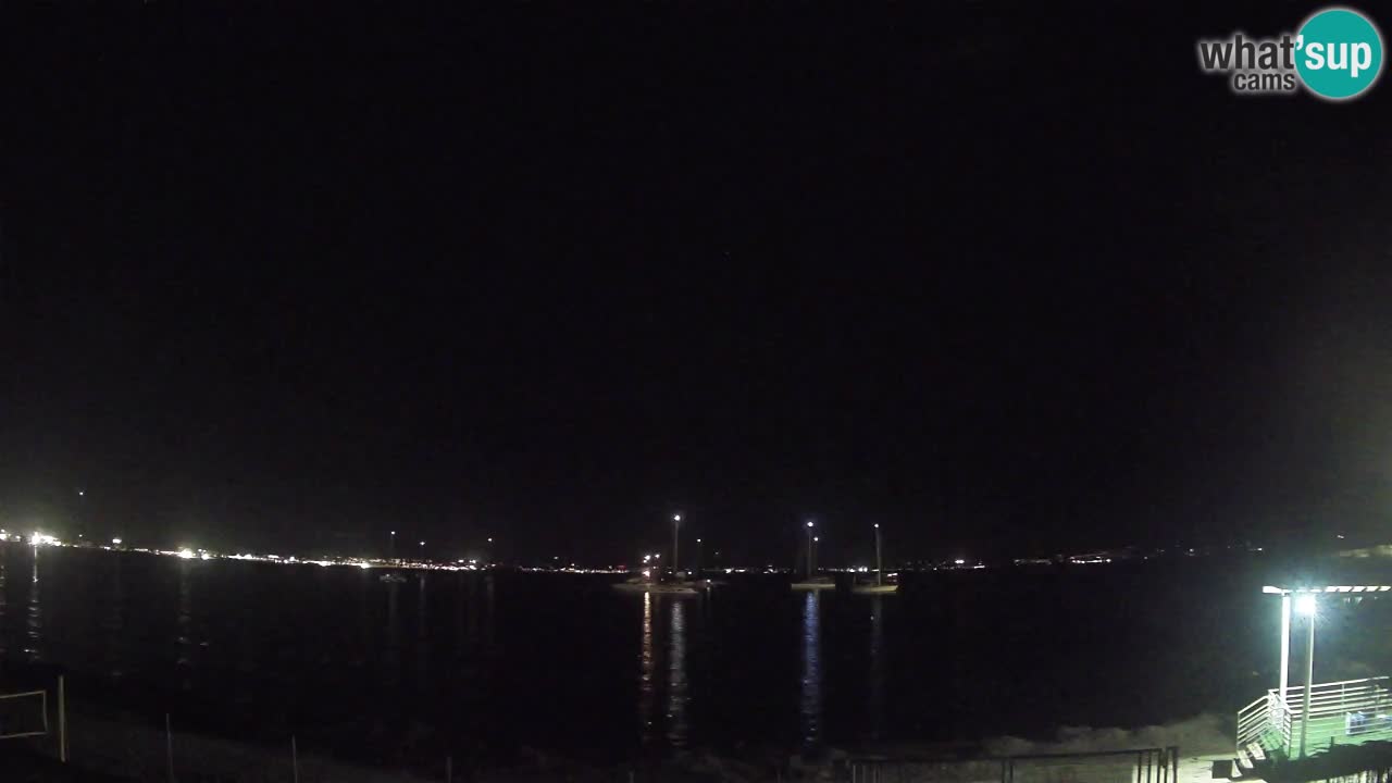Spletna kamera Cagliari Windsurf Club – Pogled v živo s plaže Poetto