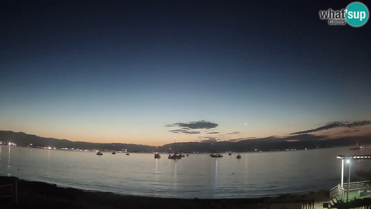 Webcam Cagliari Windsurf Club – Playa del Poetto en directo