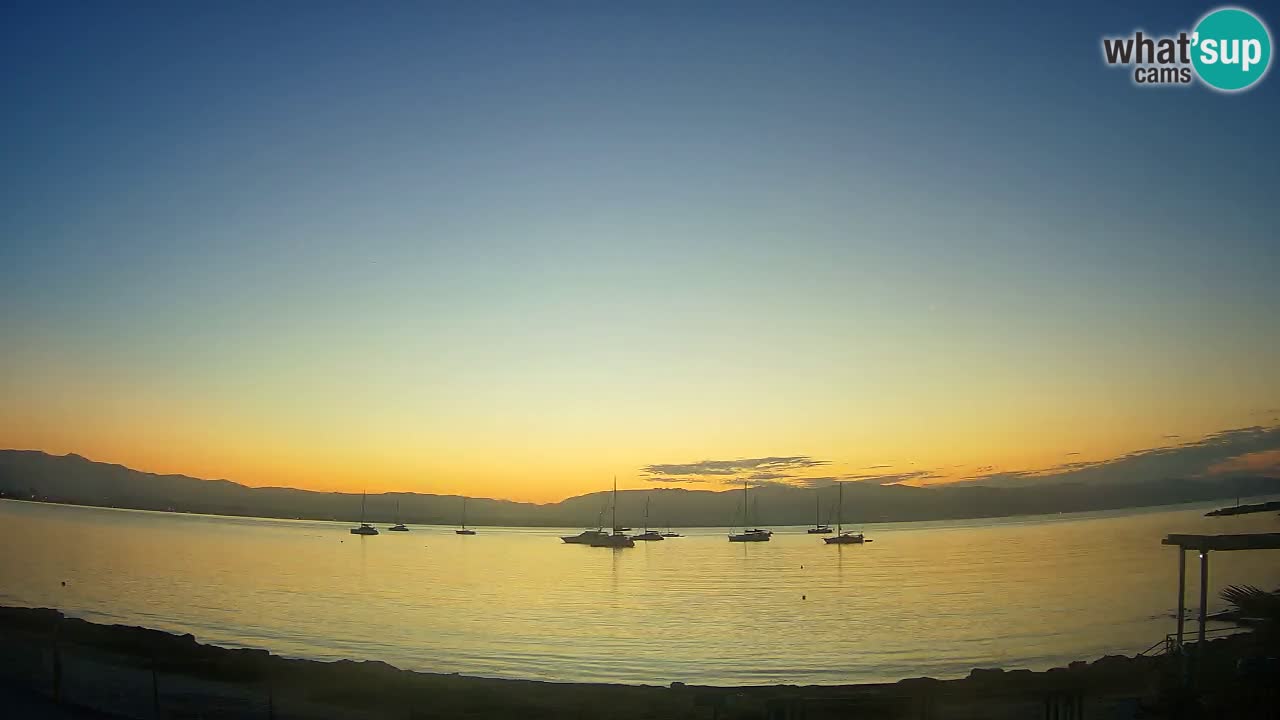 Webcam Cagliari Windsurf Club – Playa del Poetto en directo
