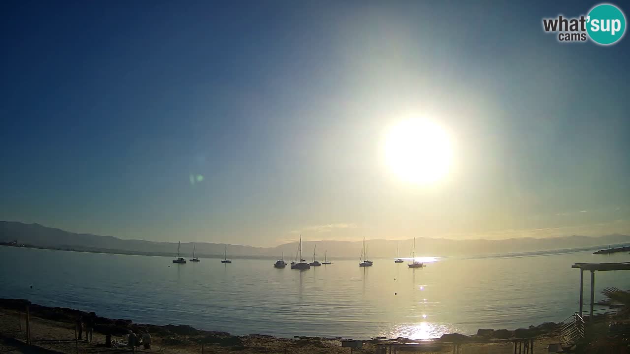 Webcam Cagliari Windsurf Club – Playa del Poetto en directo