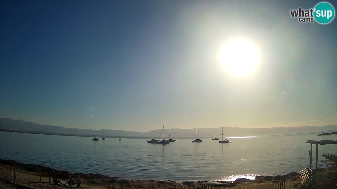 Webcam Cagliari Windsurf Club – Playa del Poetto en directo