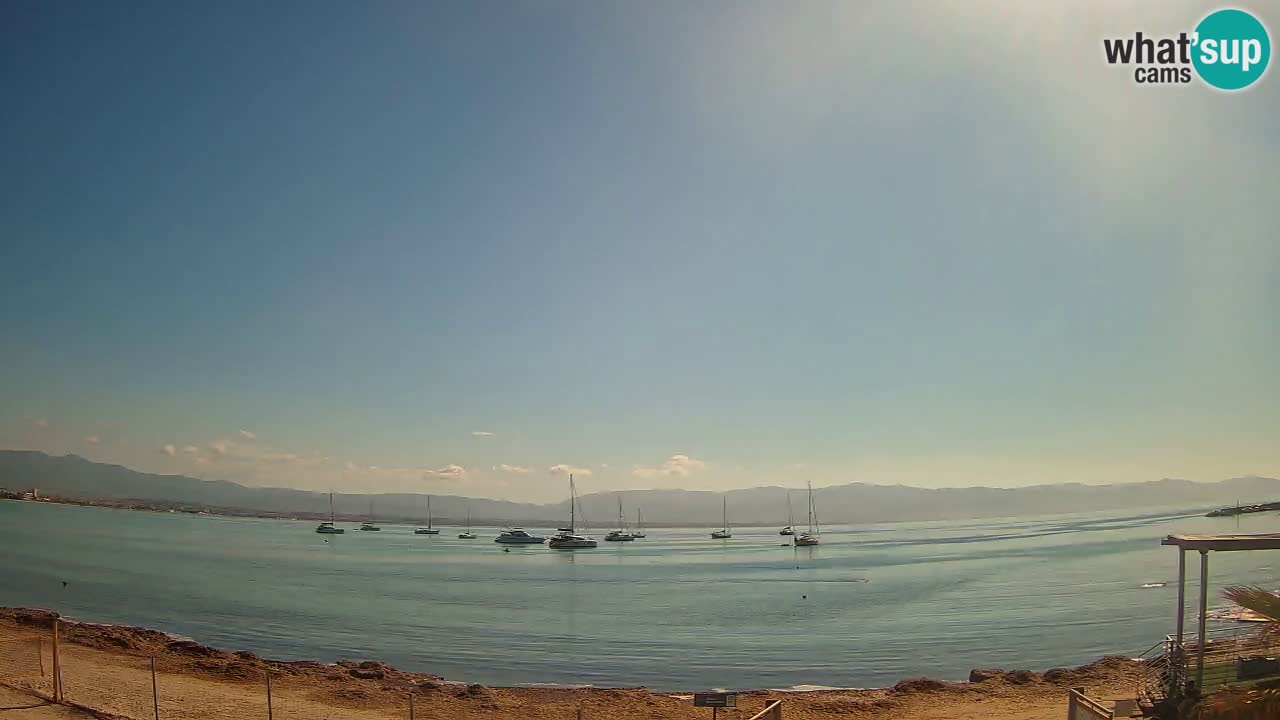 Web kamera Cagliari Windsurf Club – Poetto plaža uživo