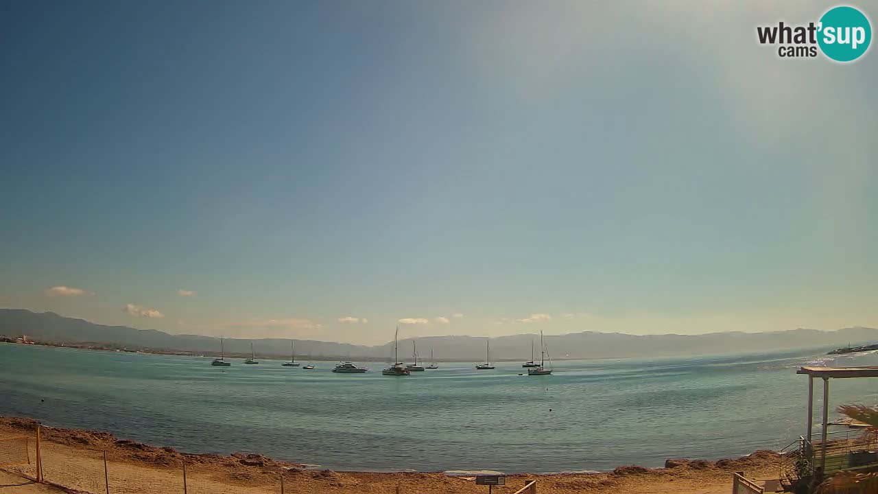Spletna kamera Cagliari Windsurf Club – Pogled v živo s plaže Poetto