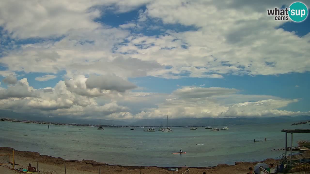 Webcam Cagliari Windsurf Club – Liveblick vom Poetto Strand