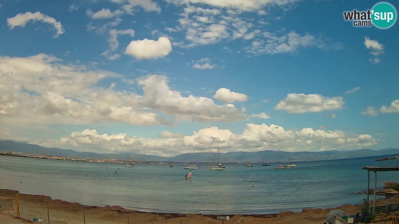 Web kamera Cagliari Windsurf Club – Poetto plaža uživo