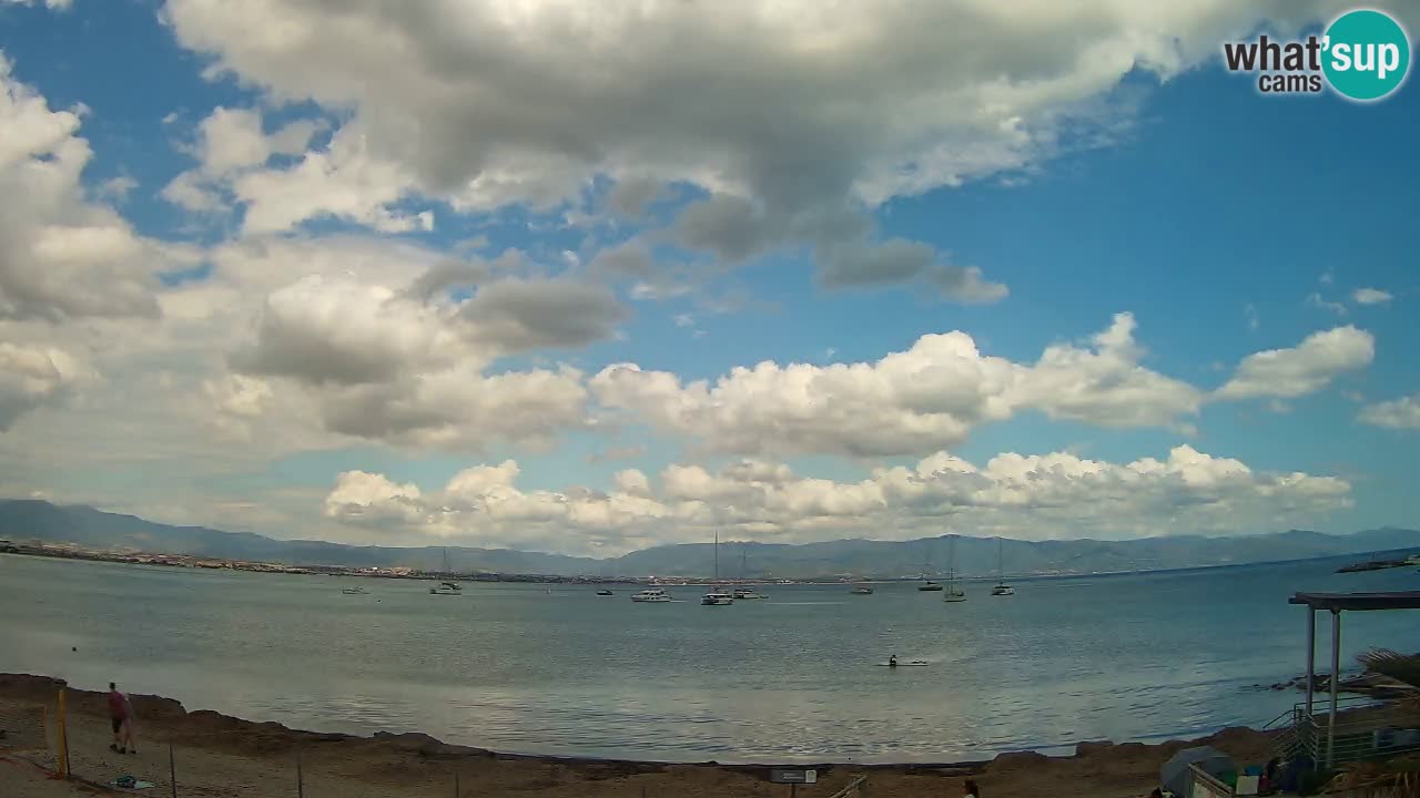 Webcam Cagliari Windsurf Club – Liveblick vom Poetto Strand