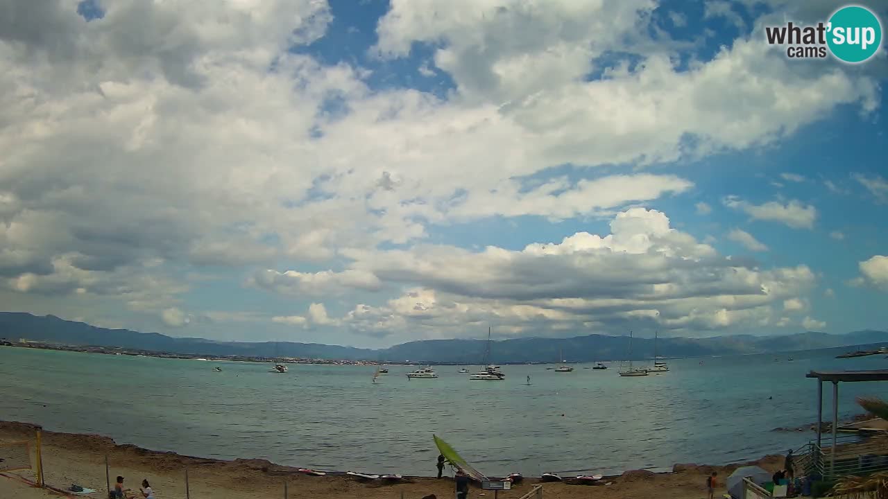 Webcam Cagliari Windsurf Club – Liveblick vom Poetto Strand