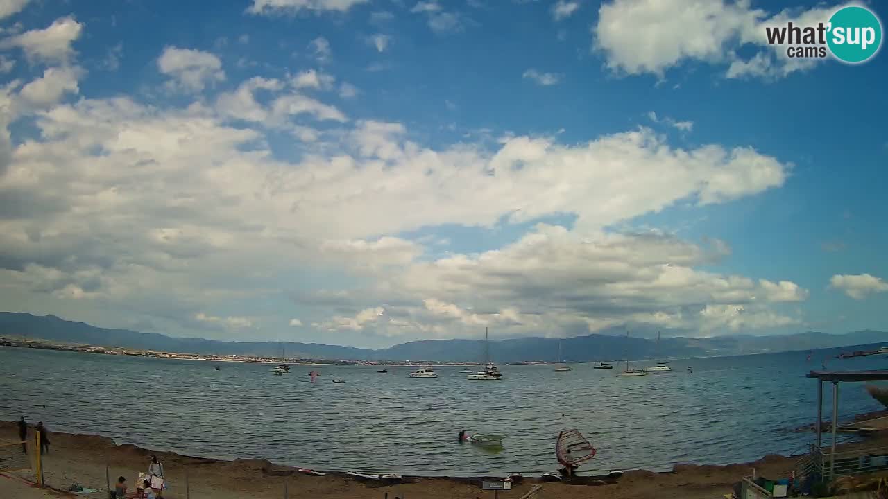 Webcam Cagliari Windsurf Club – Liveblick vom Poetto Strand