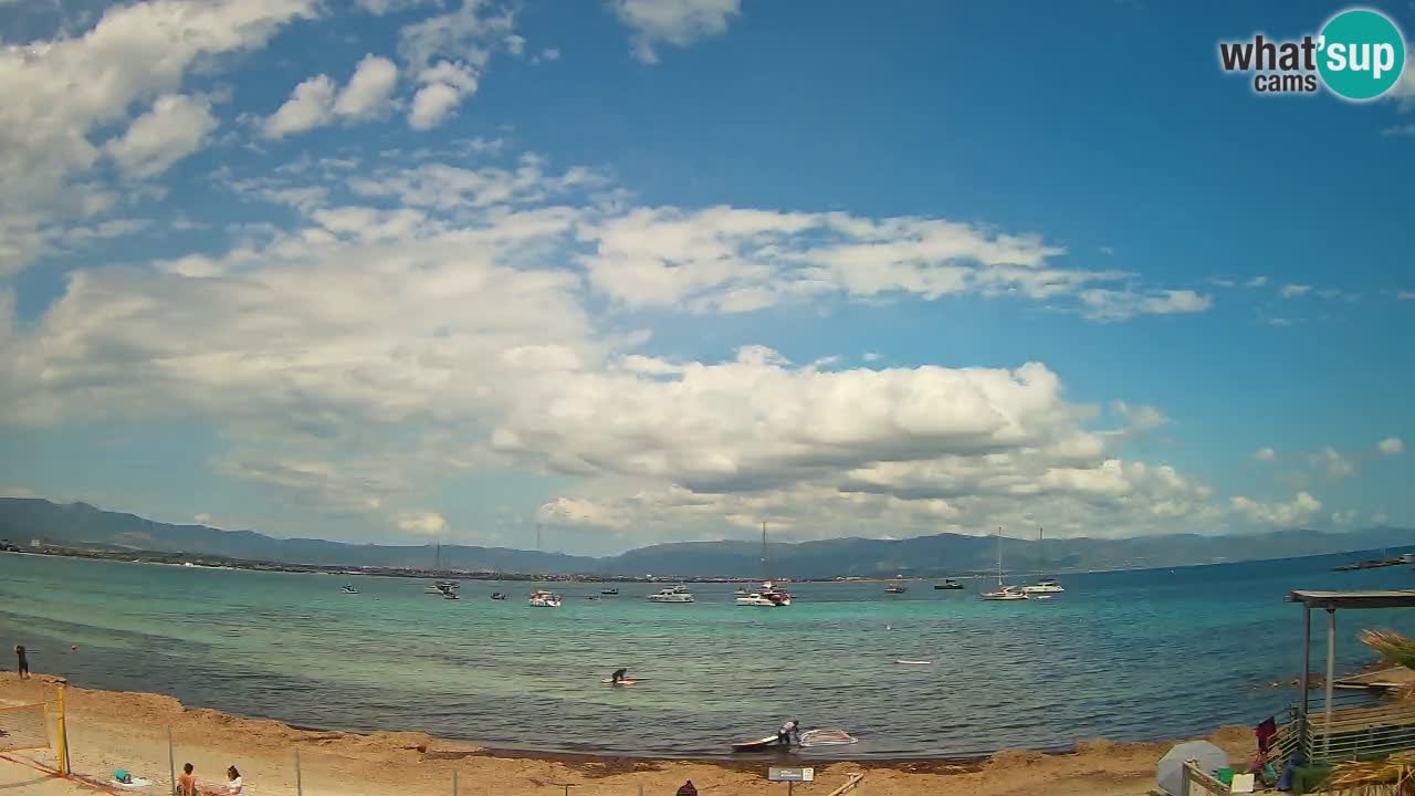 Webcam Cagliari Windsurf Club – Liveblick vom Poetto Strand