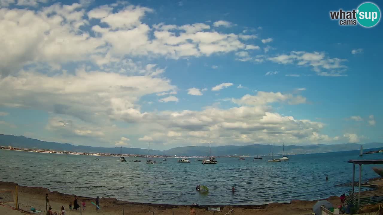 Webcam Cagliari Windsurf Club – Liveblick vom Poetto Strand