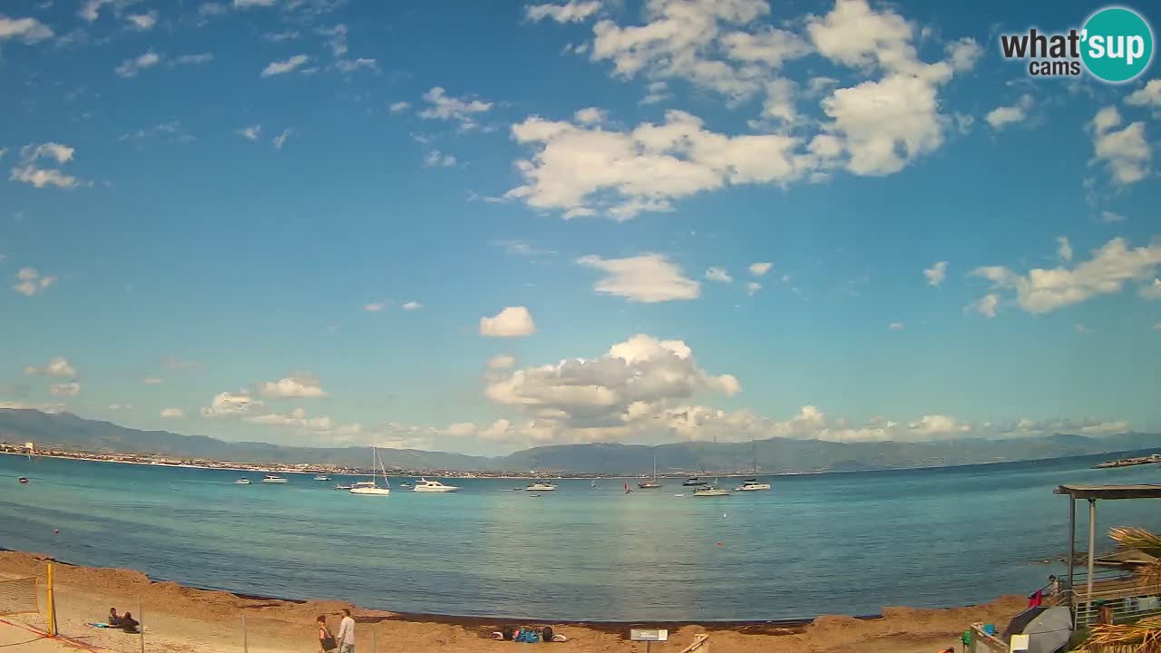 Web kamera Cagliari Windsurf Club – Poetto plaža uživo