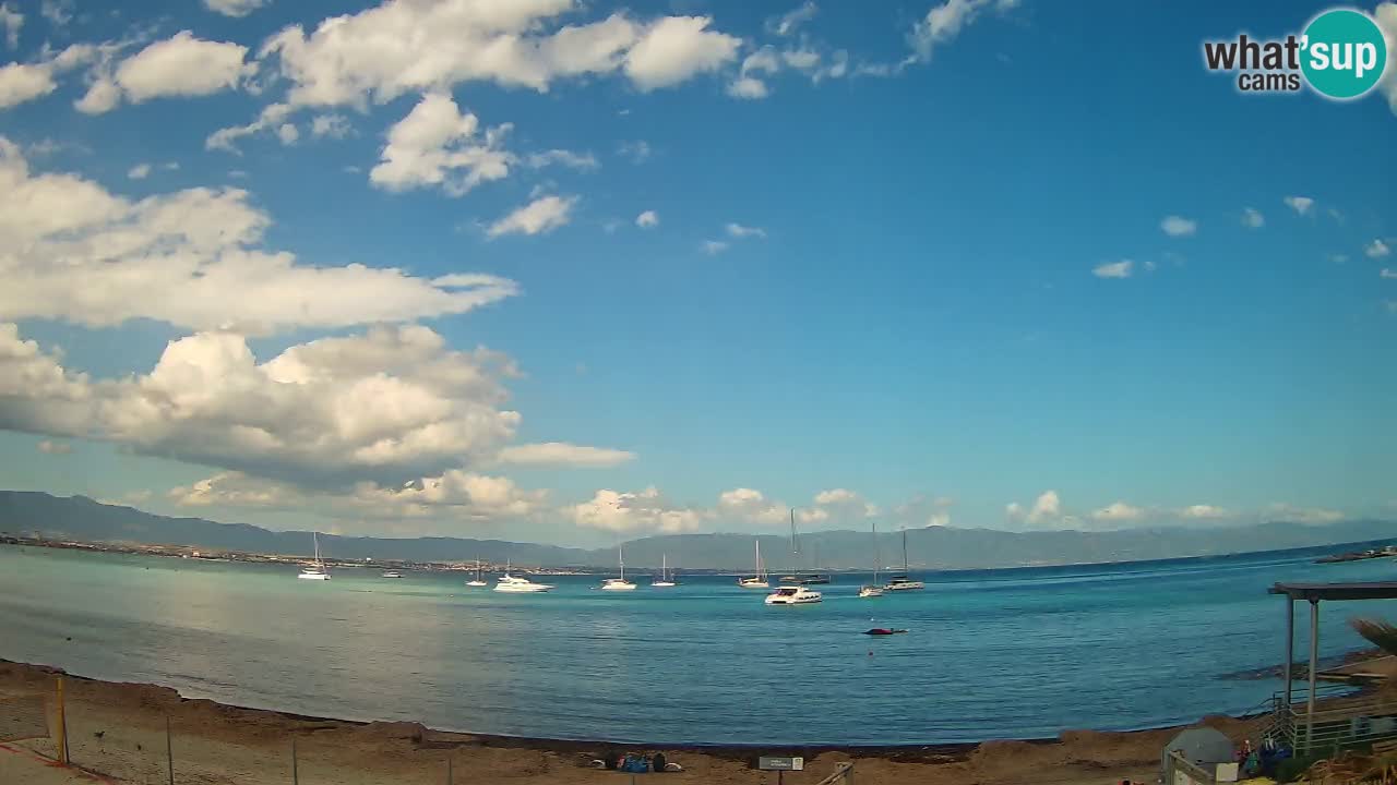 Webcam Cagliari Windsurf Club – Playa del Poetto en directo