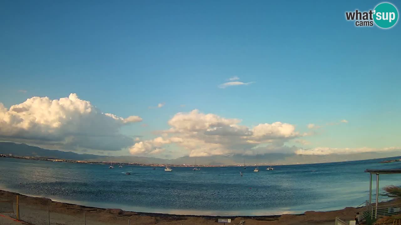 Webcam Cagliari Windsurf Club – Spiaggia del Poetto in diretta