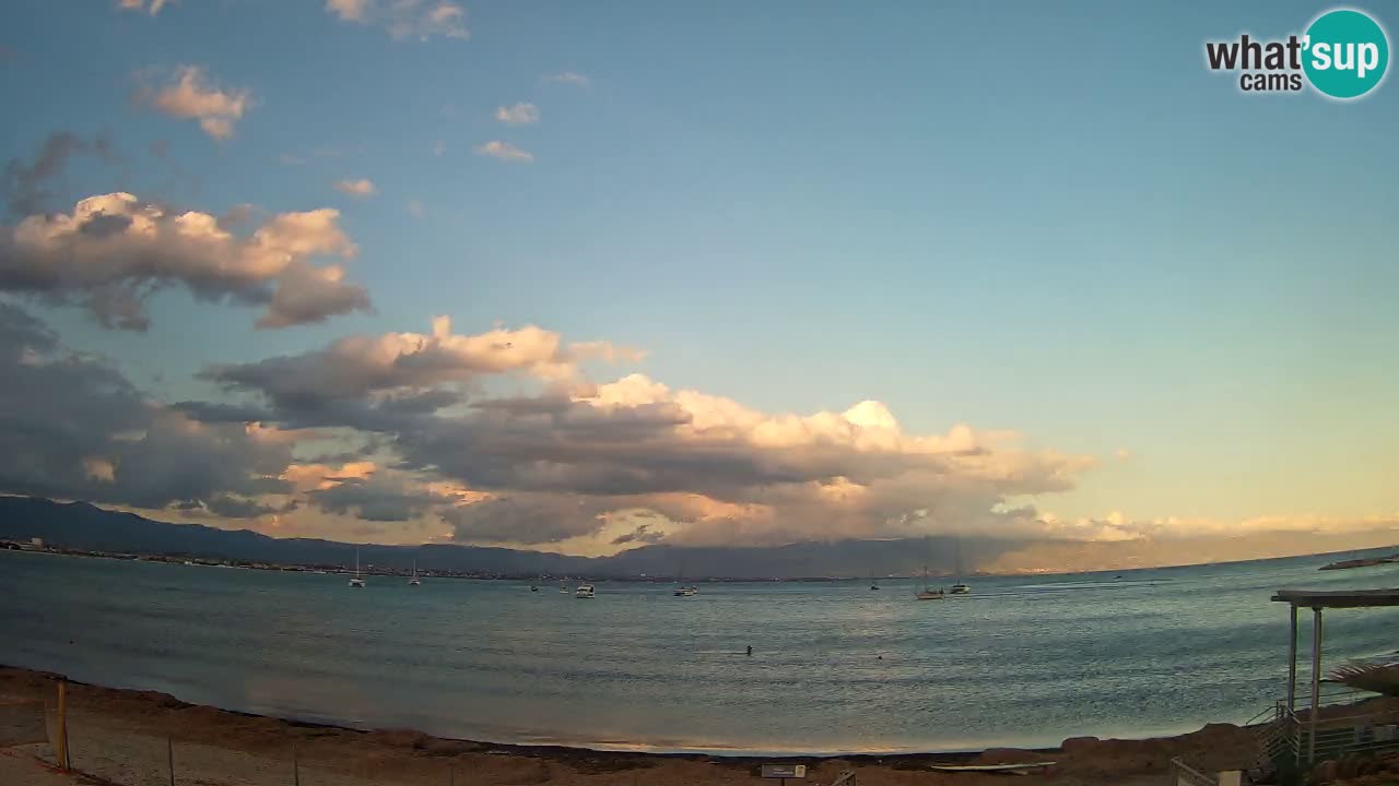 Webcam Cagliari Windsurf Club – Plage du Poetto en direct