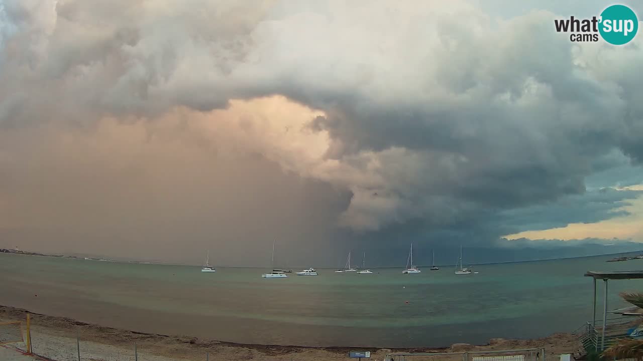 Webcam Cagliari Windsurf Club – Spiaggia del Poetto in diretta
