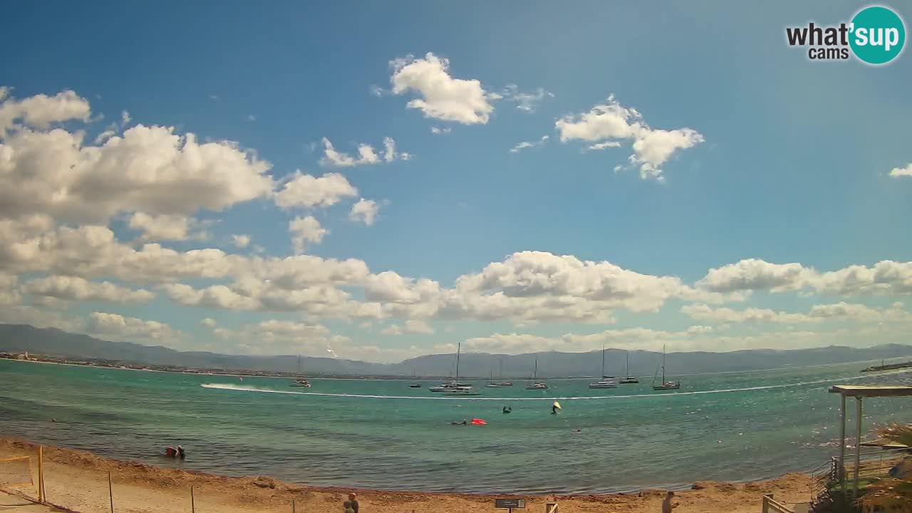 Webcam Cagliari Windsurf Club – Spiaggia del Poetto in diretta