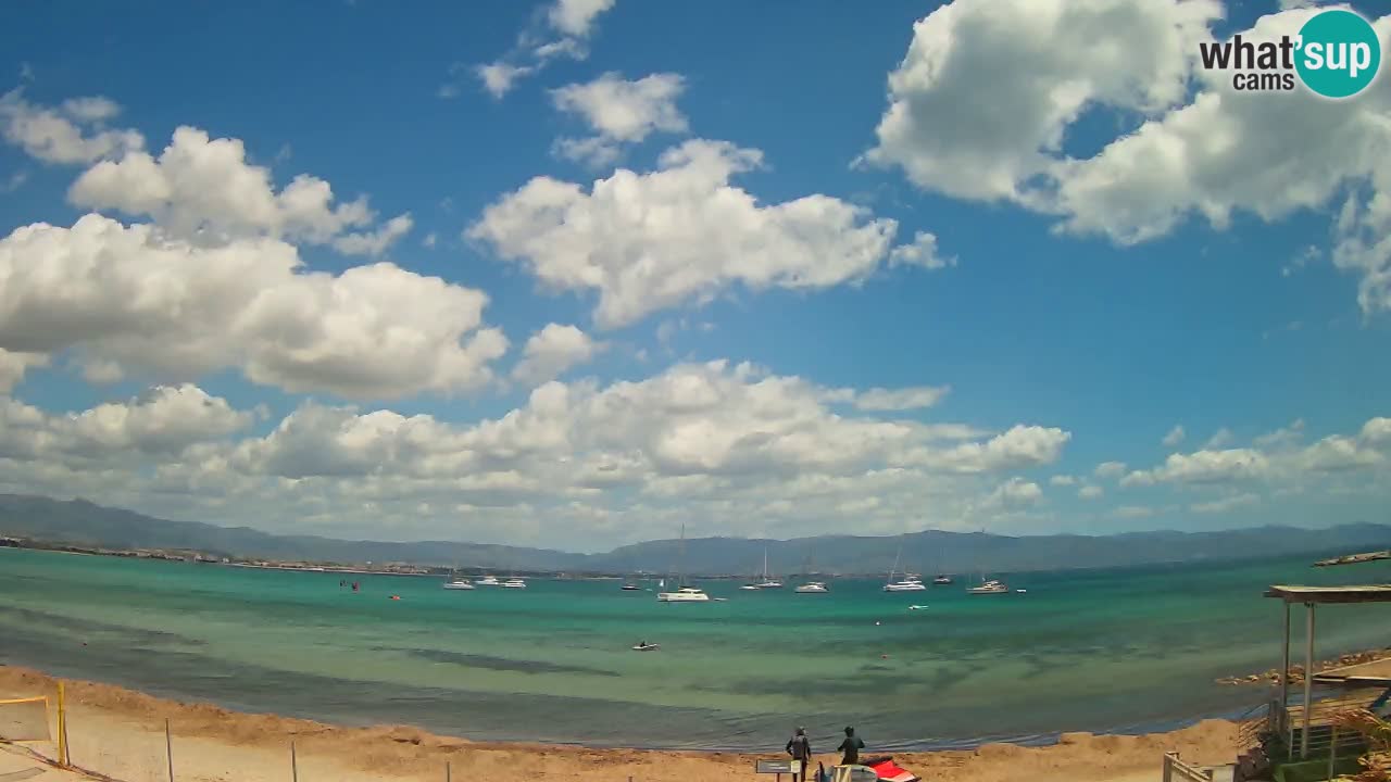 Web kamera Cagliari Windsurf Club – Poetto plaža uživo