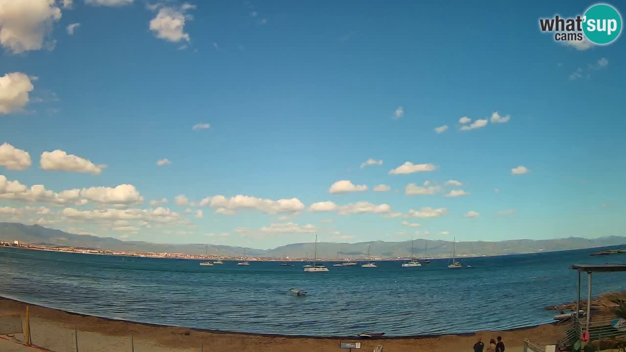 Webcam Cagliari Windsurf Club – Playa del Poetto en directo