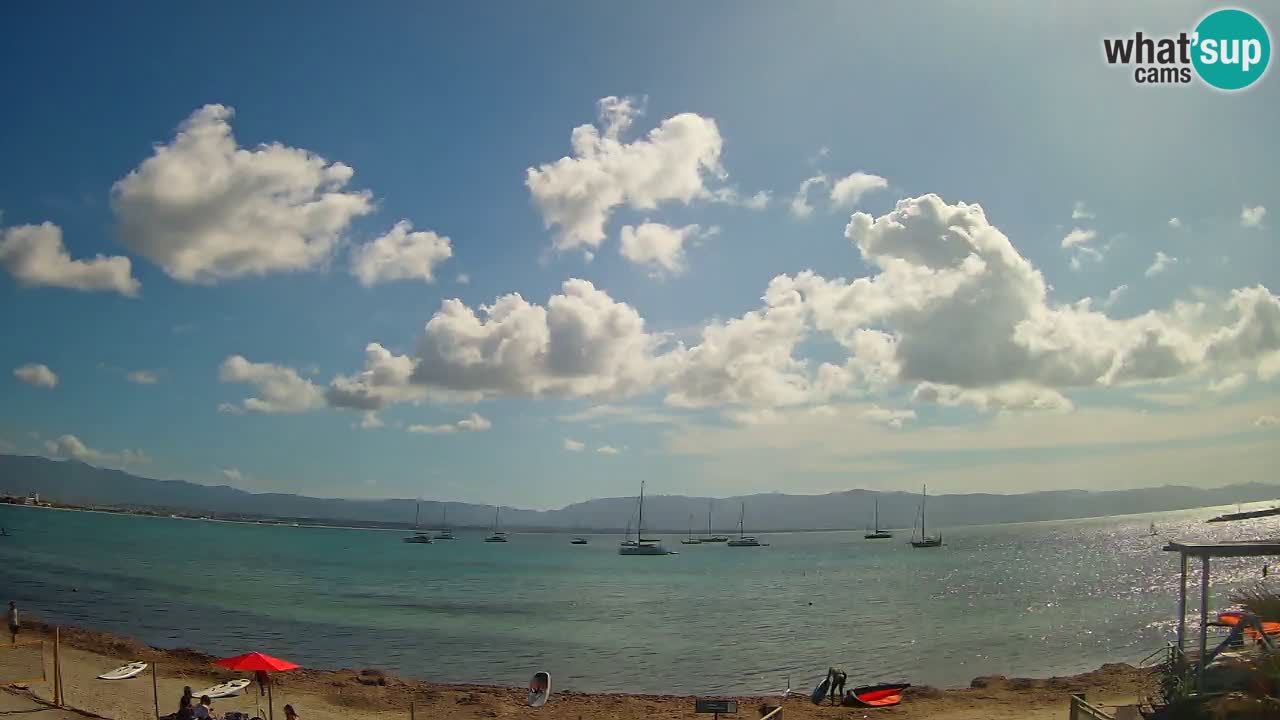 Web kamera Cagliari Windsurf Club – Poetto plaža uživo