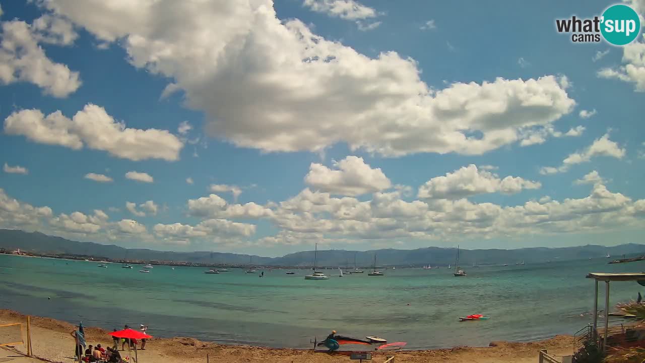 Webcam Cagliari Windsurf Club – Spiaggia del Poetto in diretta