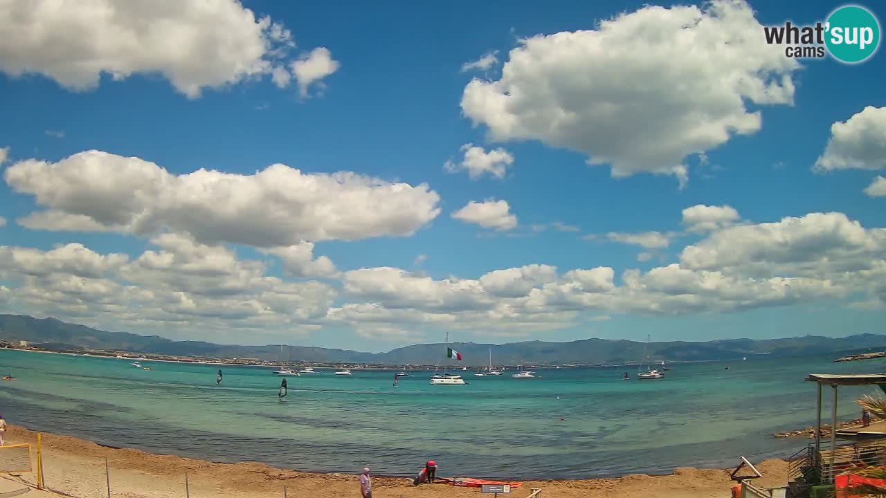 Webcam Cagliari Windsurf Club – Liveblick vom Poetto Strand