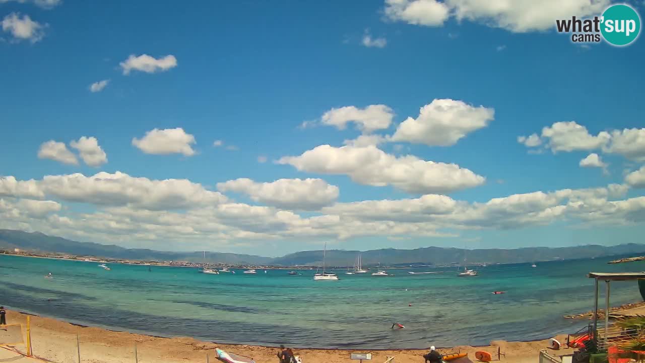 Webcam Cagliari Windsurf Club – Spiaggia del Poetto in diretta