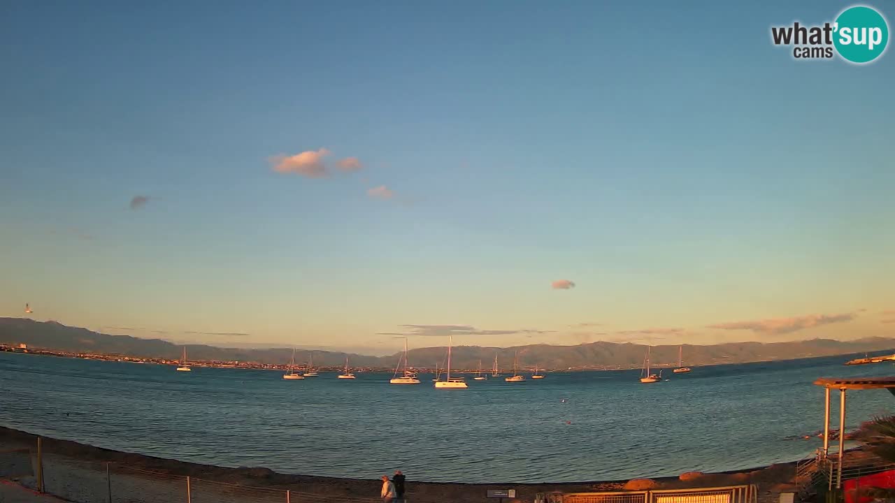 Webcam Cagliari Windsurf Club – Plage du Poetto en direct