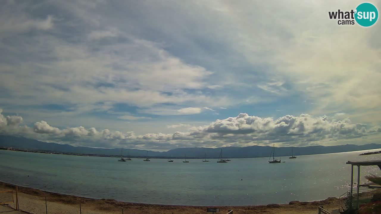 Web kamera Cagliari Windsurf Club – Poetto plaža uživo