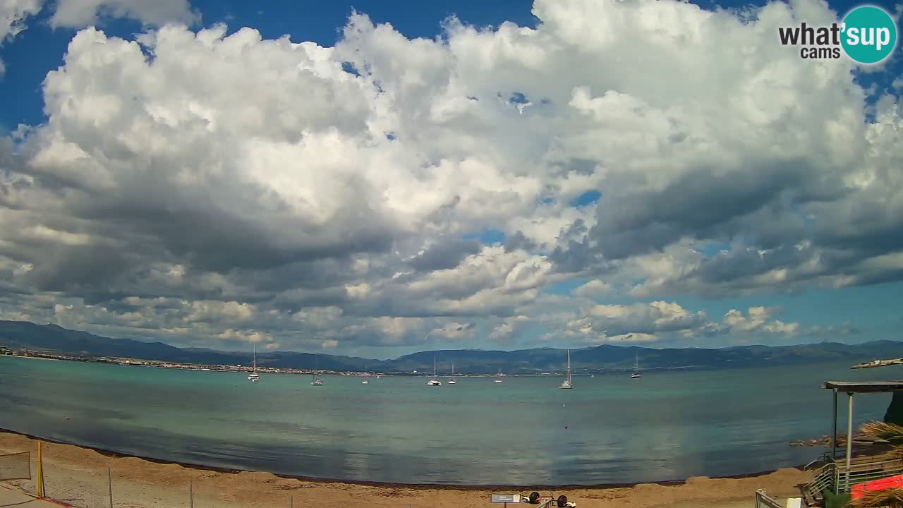 Webcam Cagliari Windsurf Club – Spiaggia del Poetto in diretta
