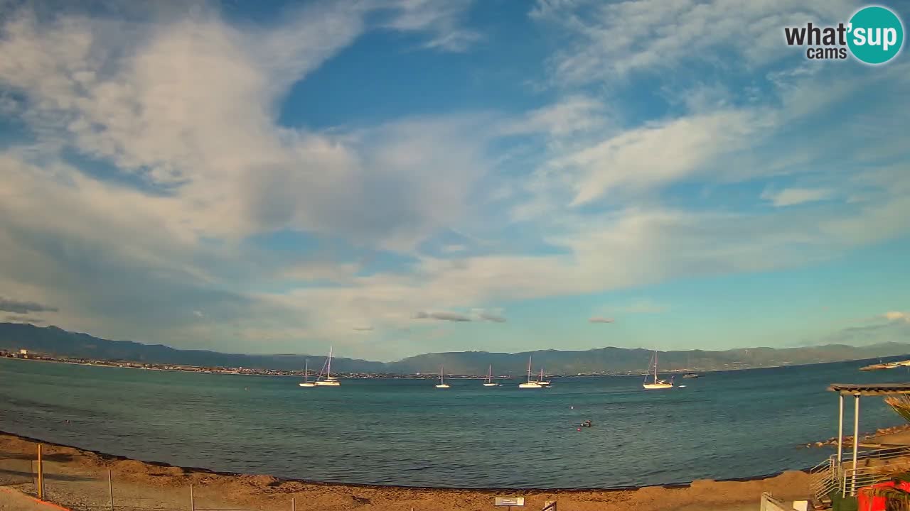 Webcam Cagliari Windsurf Club – Spiaggia del Poetto in diretta