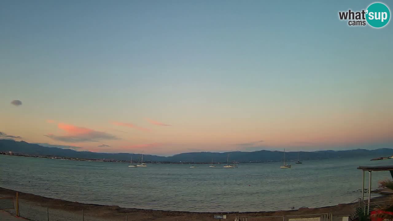 Webcam Cagliari Windsurf Club – Spiaggia del Poetto in diretta