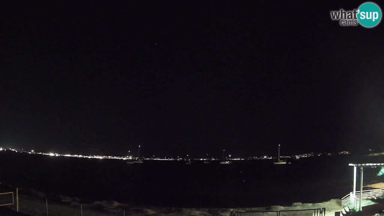 Spletna kamera Cagliari Windsurf Club – Pogled v živo s plaže Poetto