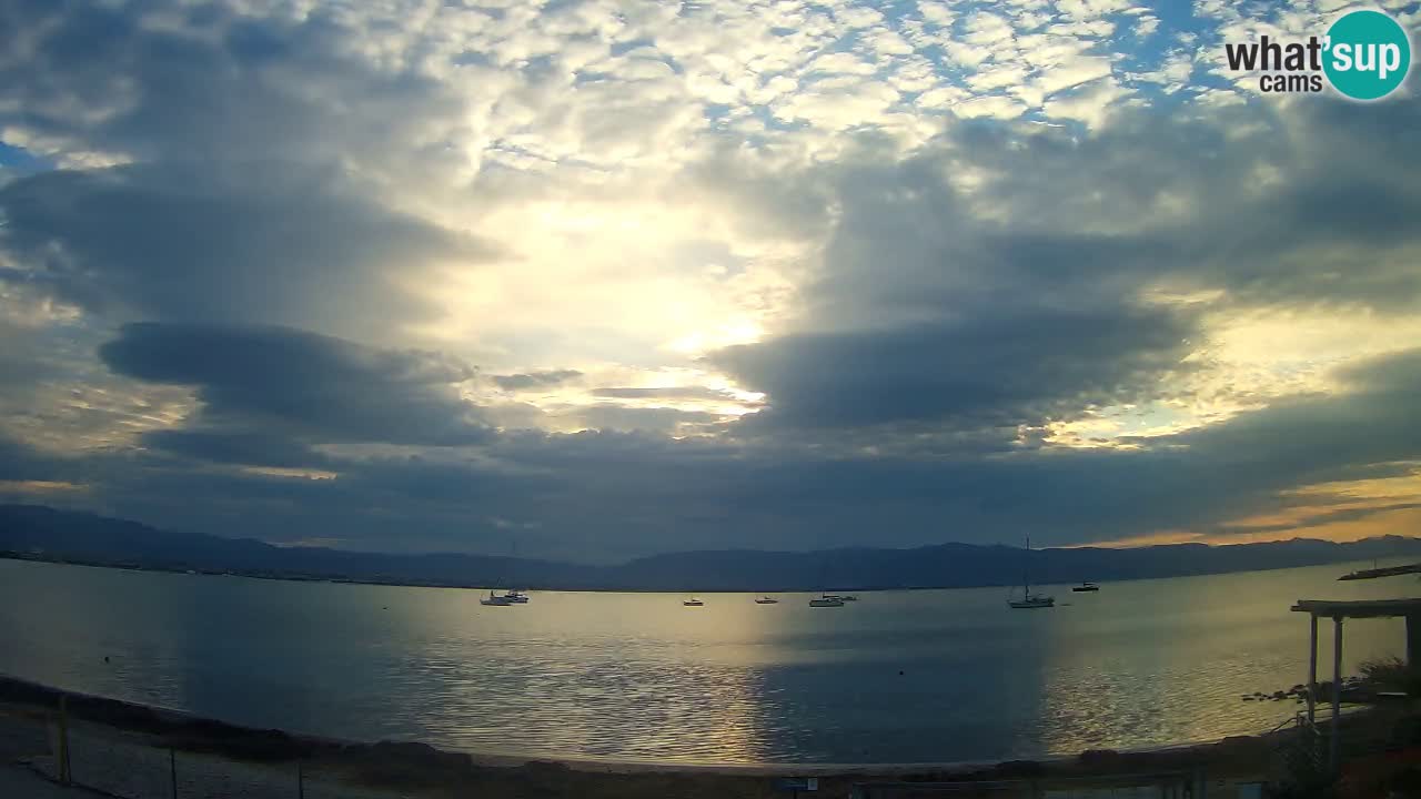 Webcam Cagliari Windsurf Club – Playa del Poetto en directo