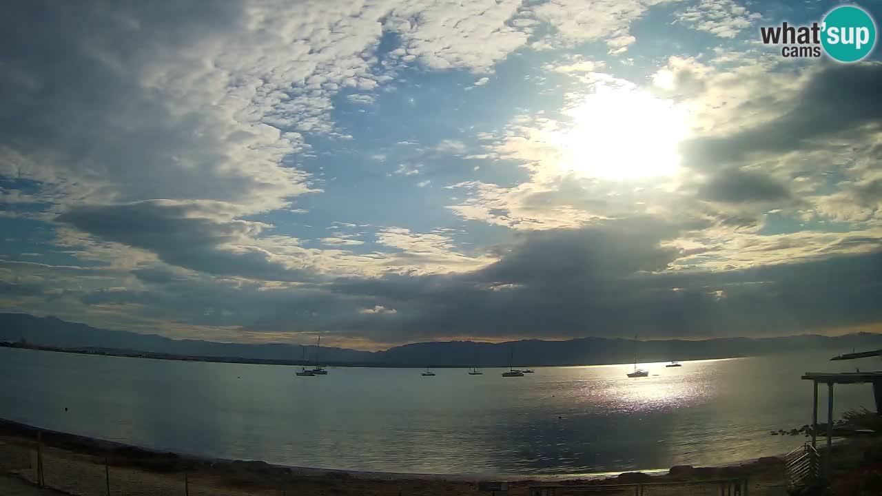 Webcam Cagliari Windsurf Club – Playa del Poetto en directo