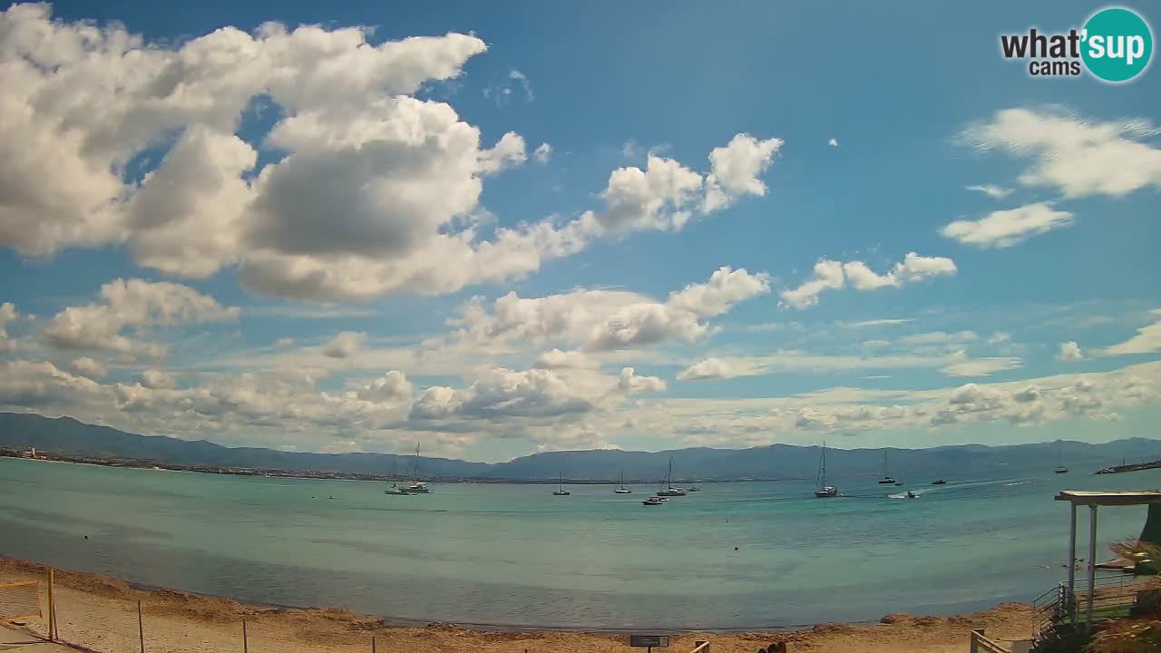 Webcam Cagliari Windsurf Club – Spiaggia del Poetto in diretta
