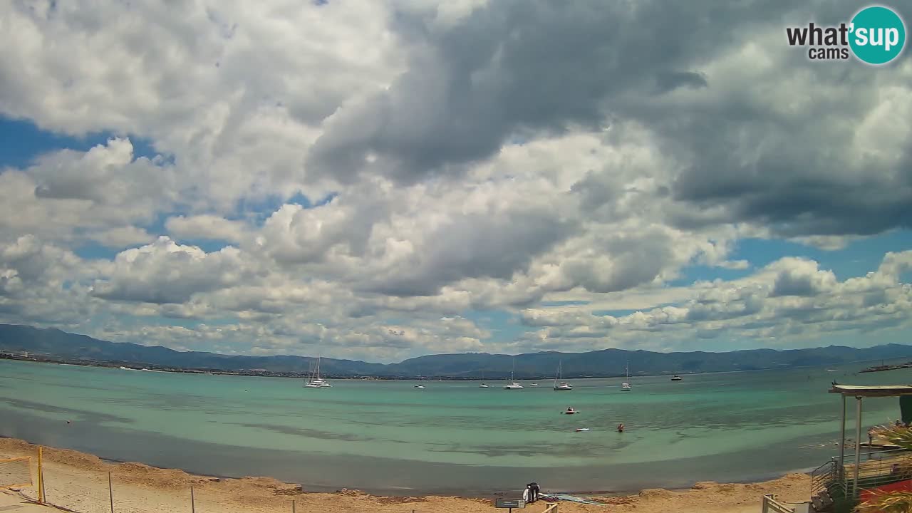 Webcam Cagliari Windsurf Club – Liveblick vom Poetto Strand