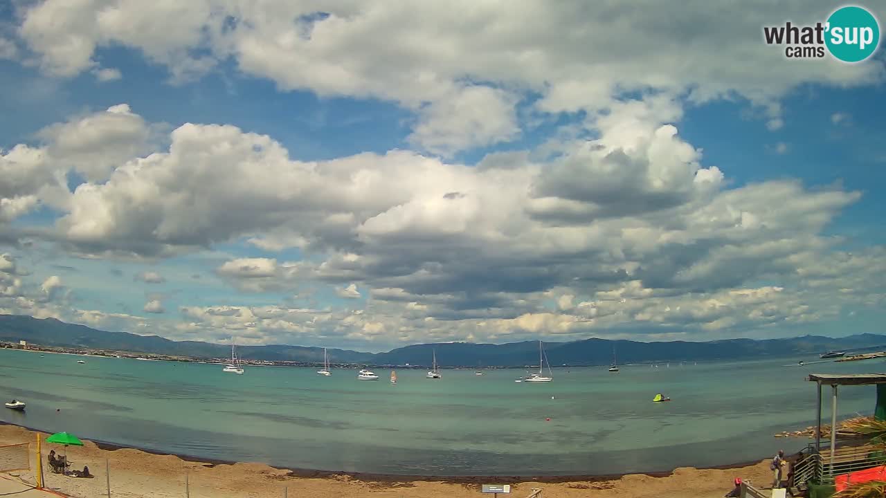 Webcam Cagliari Windsurf Club – Spiaggia del Poetto in diretta